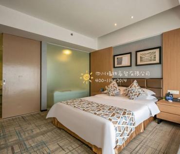 內(nèi)江某酒店木紋膜裝飾貼膜使用案例-PVC木紋膜