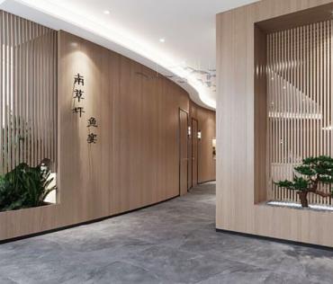 火鍋店使用LG裝飾木紋膜裝修案例-pvc裝飾貼膜