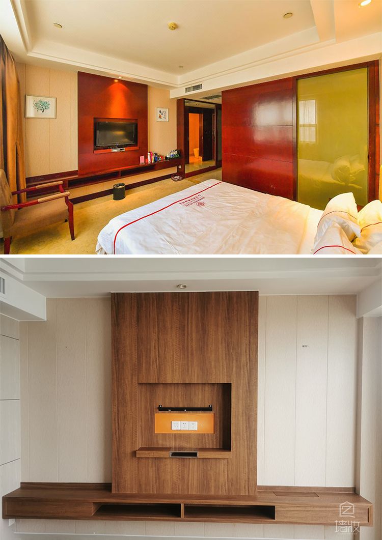 湖北荊門江漢明珠國際酒店LX木紋膜lg木紋膜翻新改造案例展